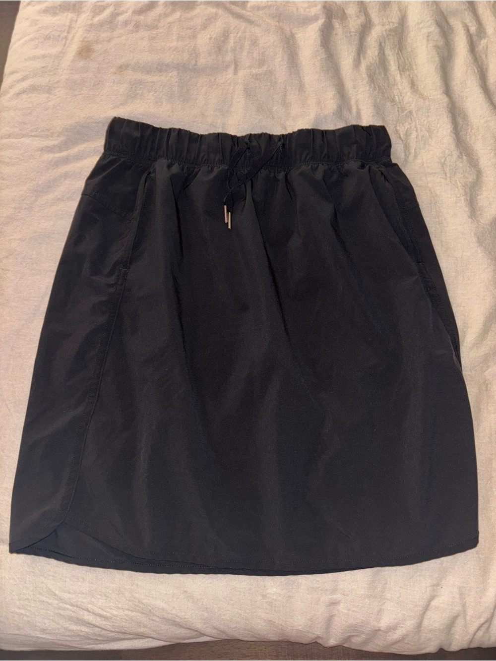 CALIA by Carrie Underwood Black Drawstring Waist Mini Skirt
